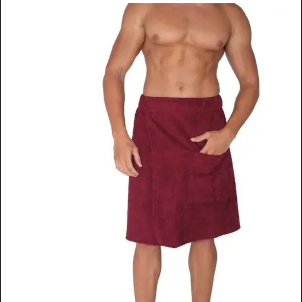 Sea Island Turkish Cotton Mens Shower Wrap 100% cotton